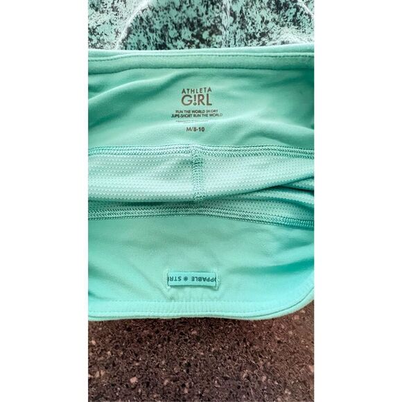 ATHLETA Girl Skirt Skort teal girls size 8 - Picture 6 of 8